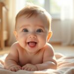 À quel âge bébé claque la langue : comprendre son développement moteur